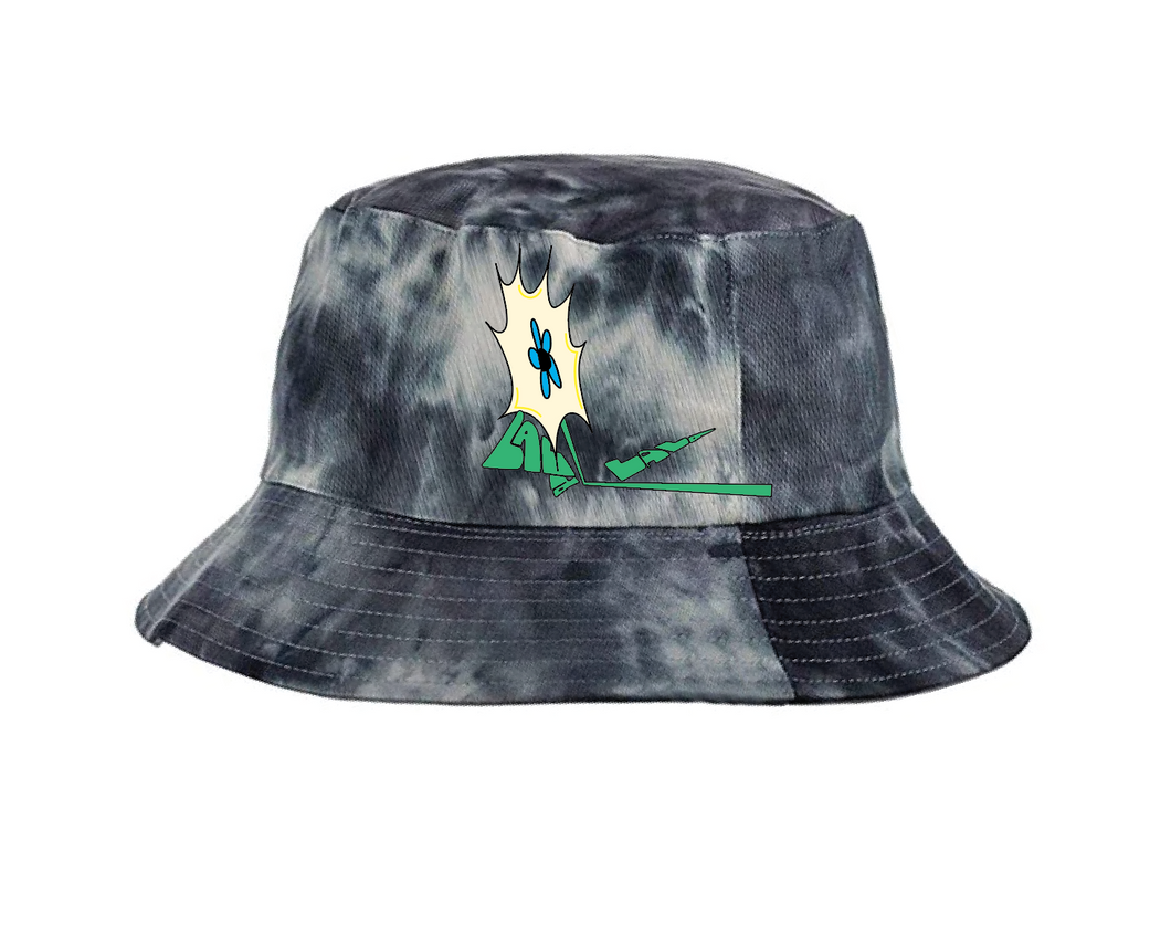 Tie-Dye Bucket Hat (Black)